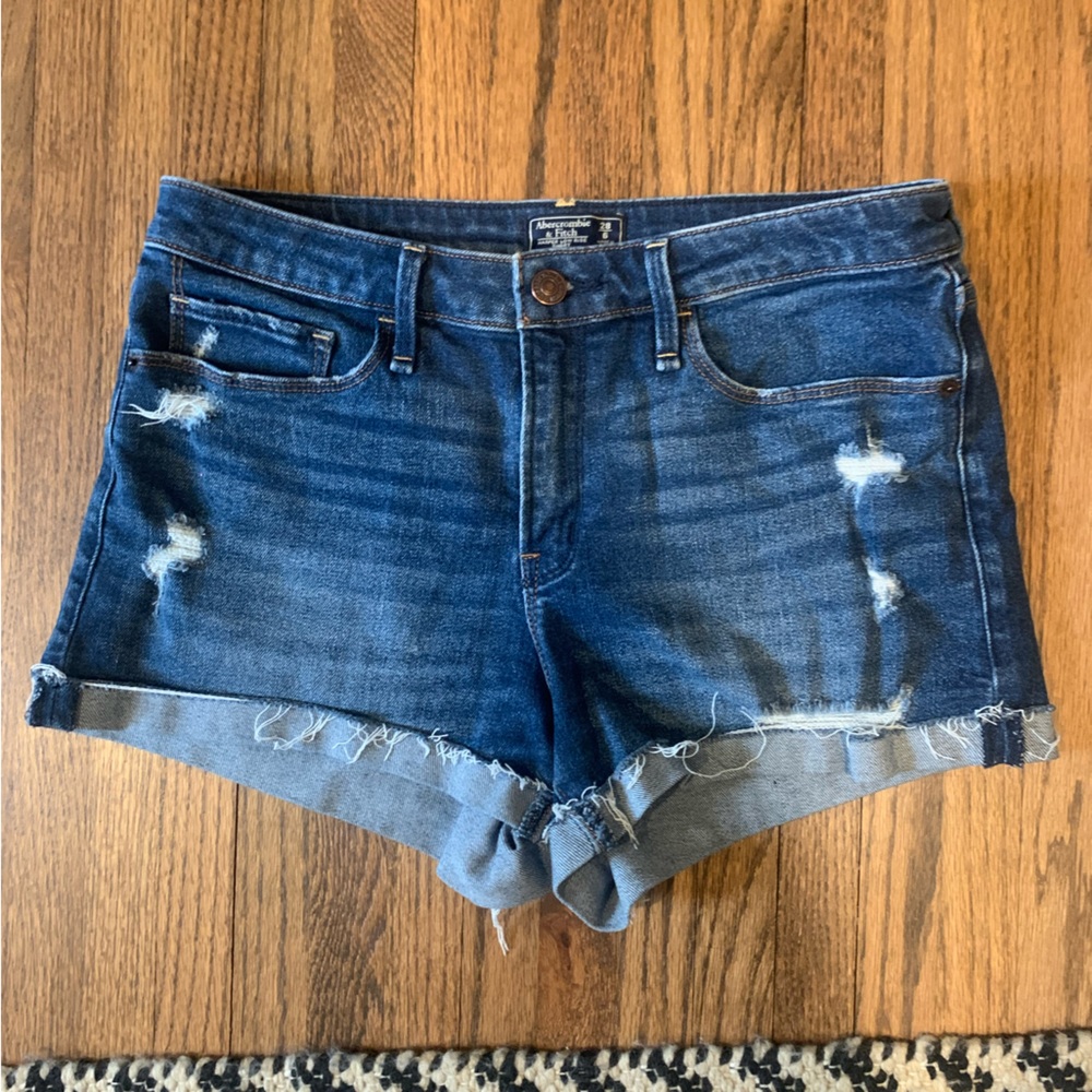 Abercrombie Low Rise Denim Shorts